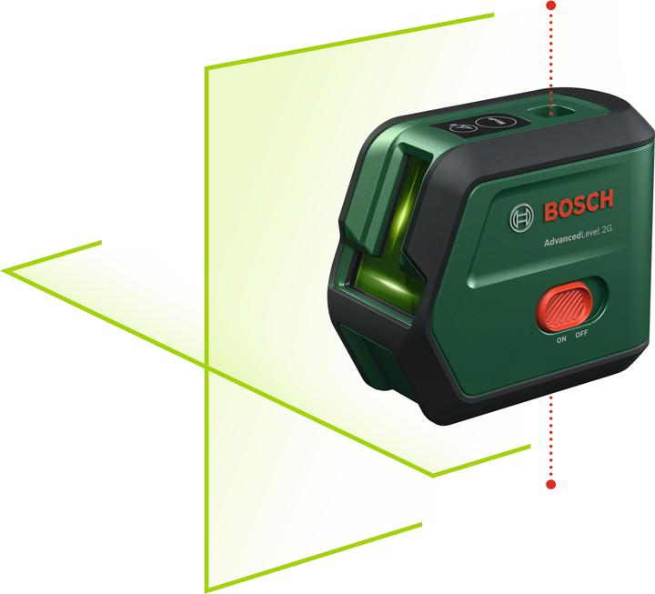 Bosch Hausgeräte Kreuzlinen-Laser AdvancedLevel 2G 0603663G00 (Kreuzlinienlaser)