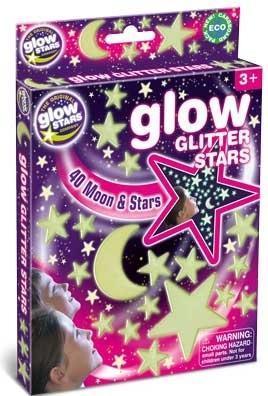 Produktbild Brainstorm Glitter Sterne Glow in the Dark