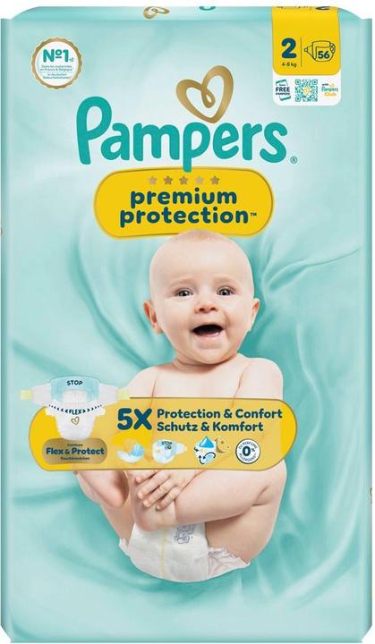 Image du produit Pampers Protection premium (Taille 2, Pack, 56 pcs)
