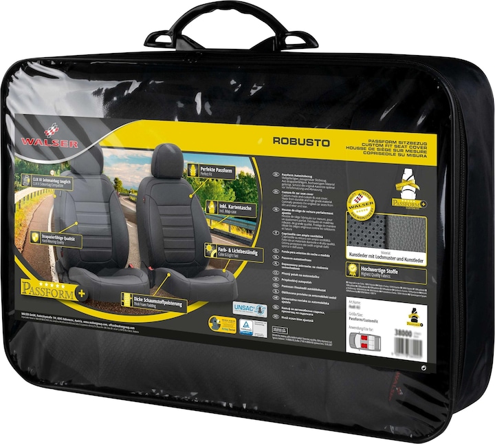Image du produit Walser Housse de siège pour Renault Clio III BR0/1, CR0/1 01/2005-12/2014