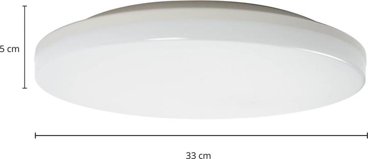 Image du produit Prios Artin plafonnier LED, capteur, rond, 33 cm (2530 lm)