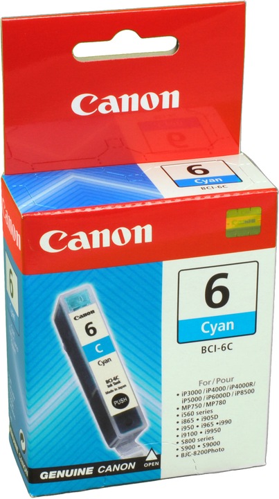 Actual product image Canon Bci-6c (C)