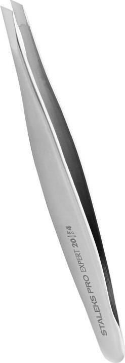Actual product image Staleks Expert 20 Type 4 Narrow Beveled Tip Eyebrow Tweezers (Eyebrow Tweezers)