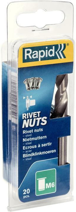 Immagine prodotto Rapid Dadi per rivetti ciechi M6