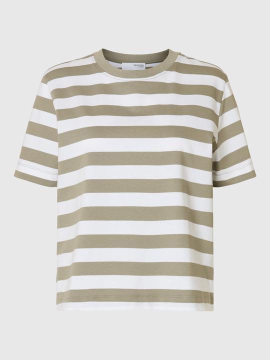 Actual product image Selected Femme Slfessential Ss Striped Boxy Tee Noos (S)