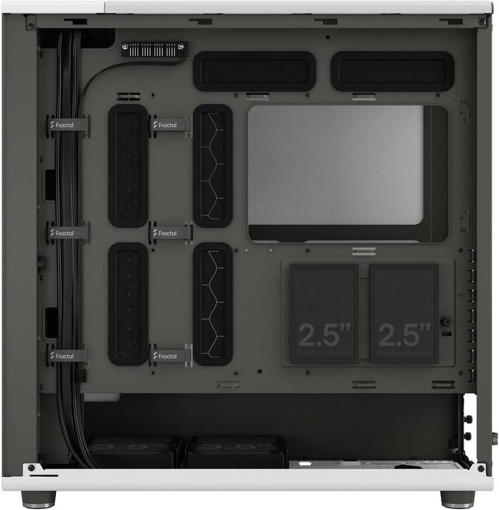 Produktbild Fractal Midi North XL RC Chalk White TG clear (ATX, mATX, Mini-ITX)