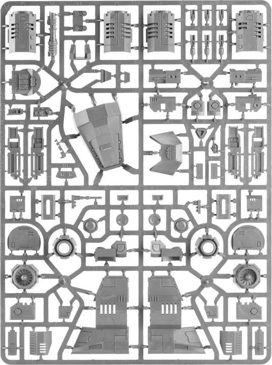 Actual product image Games Workshop Warhammer 40,000 - Space Marine Stormhawk Interceptor (Plastic)