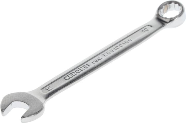 Actual product image Gedore Red red Combination spanner, SW 10 mm, matt satin finish, chrome vanadium steel, silver (10 mm)