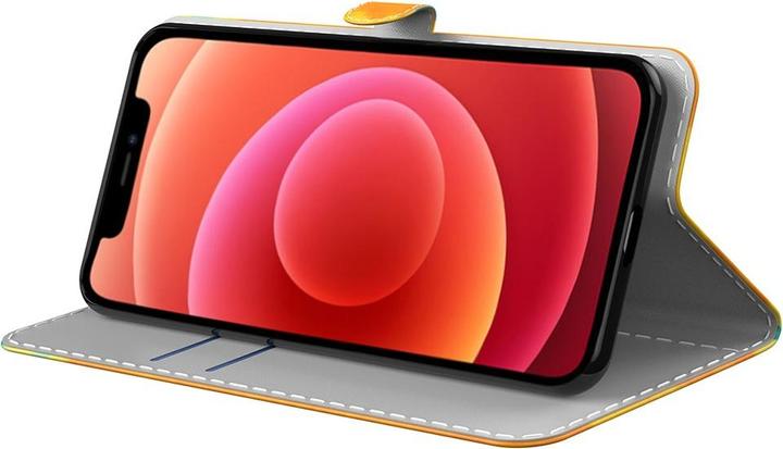 Produktbild Art iPhone 13 Pro Buch Etui Tasche mit Kartenfach Gelb (Apple iPhone 13 Pro)