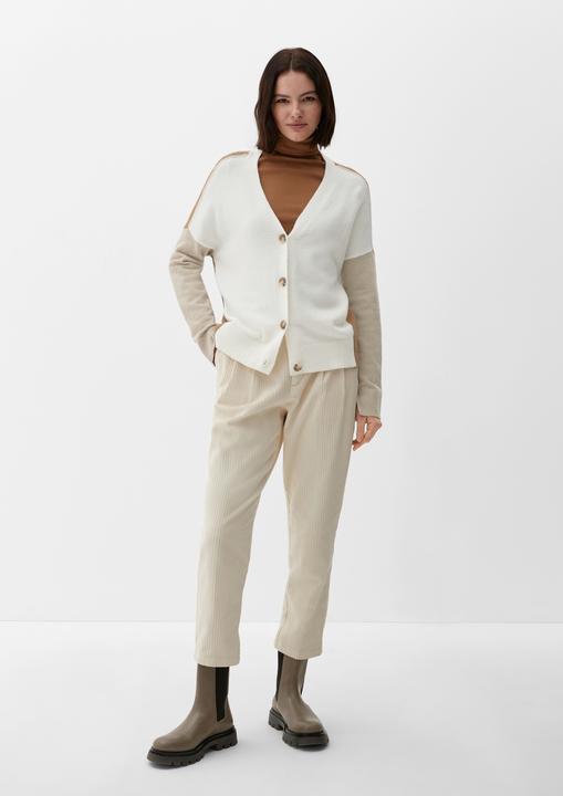 Produktbild s.Oliver Strickjacke Strickjacke in Colour Blocking-Optik (44)