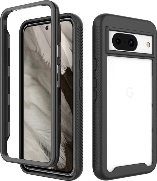 Actual product image Techsuit - Defense360 Pro + Screen Protector - Google Pixel 8 - Black (Google Pixel 8)