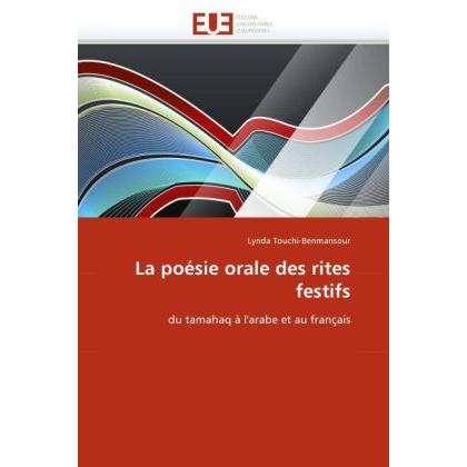 La poésie orale des rites festifs, Fachbücher