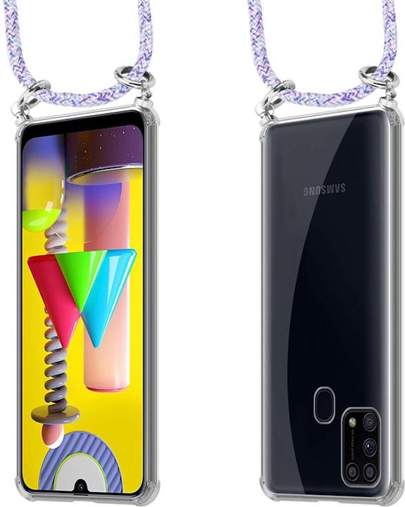 Produktbild Cadorabo TPU Handy Kette SILBER Cover