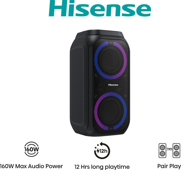 Actual product image Hisense Party Rocket 160 (12 h)