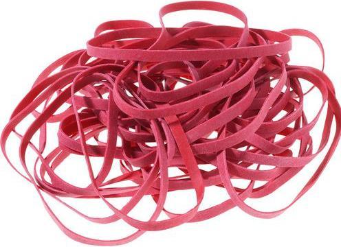 Office Depot Rubber bands 6 mm 100 mm red 500 g (1 pcs.)
