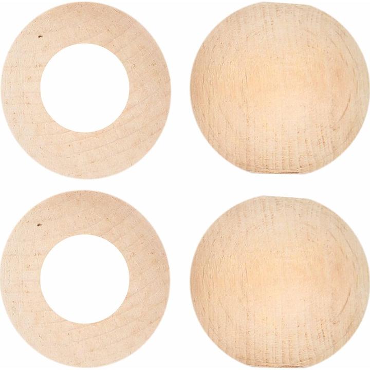 Produktbild I Am Creative Rohholzkugeln, Holzperlen