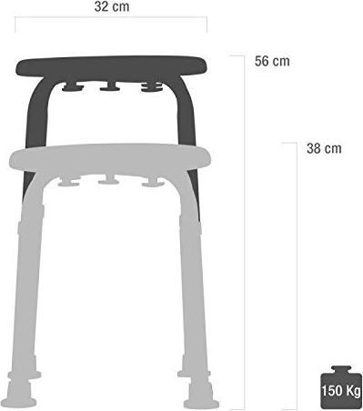 Produktbild Teqler Duschhocker (150 kg)