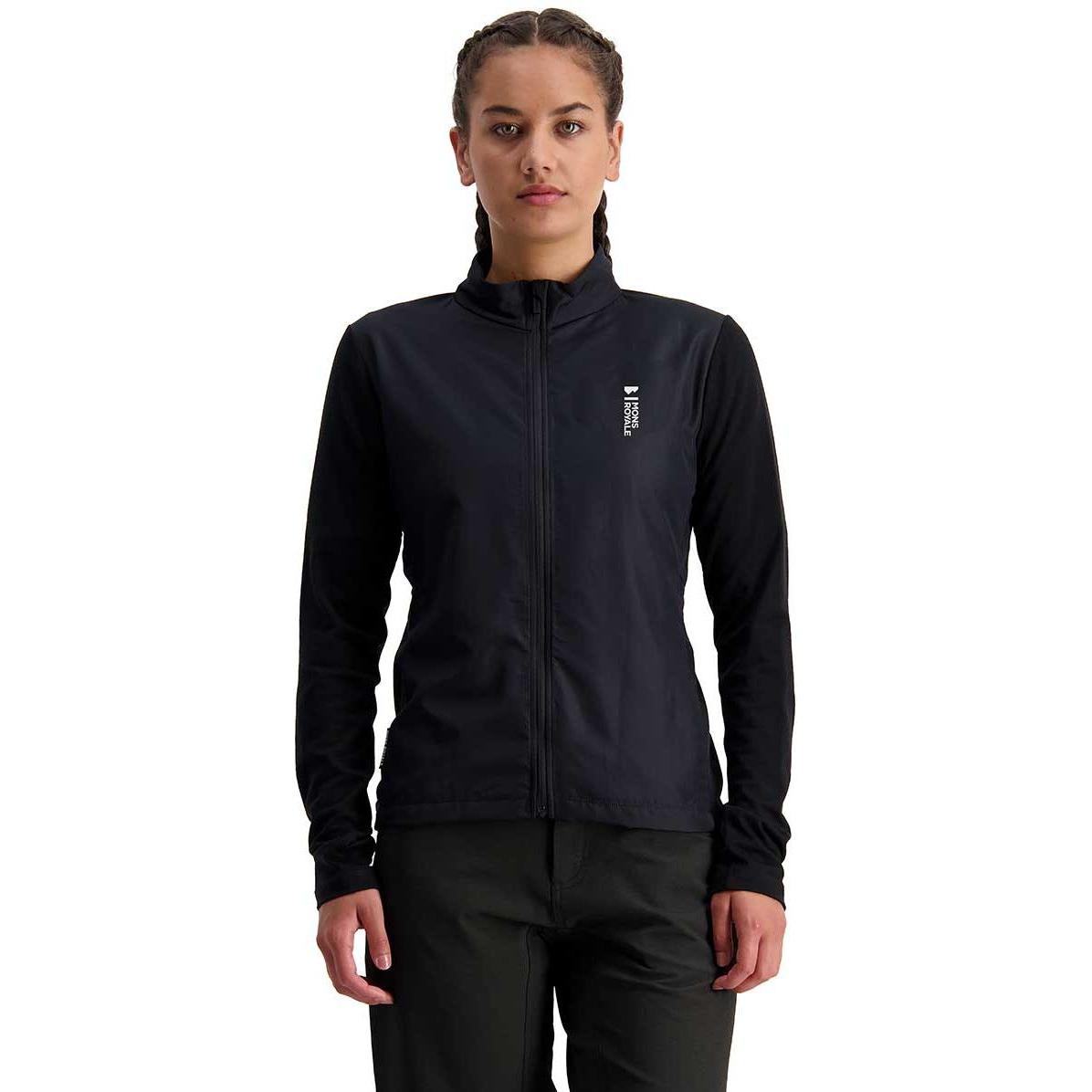 Thumbnail - Mons Royale, Damen, Velotrikot, Women's Redwood Wind Jersey (XS), Schwarz, XS