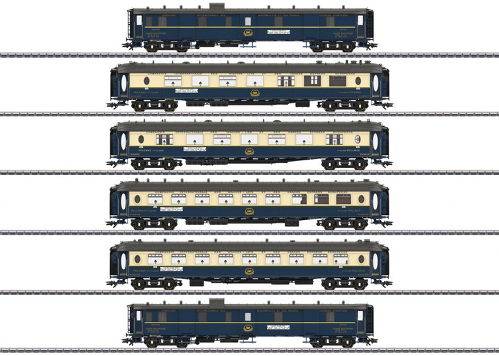 Produktbild Märklin 42470 H0 Pullmanwagen-Set „Edelweiss“ der CIWL (Spur IIG)