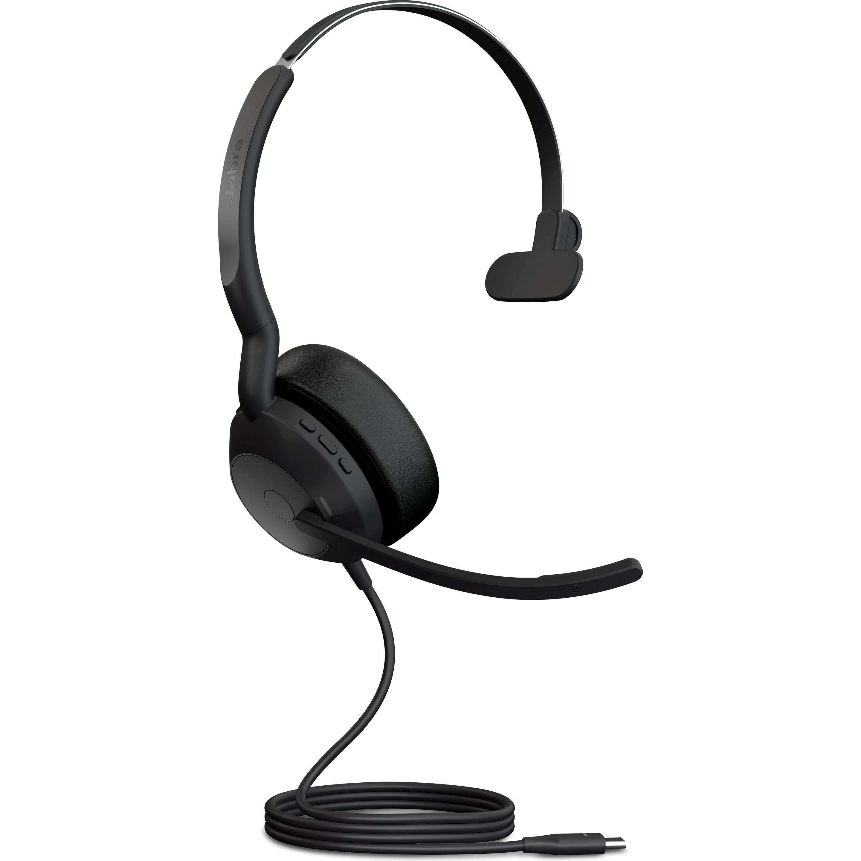 Jabra Evolve2 50 USB-A MS Mono (Kabelgebunden, USB-A), Office Headset, Schwarz