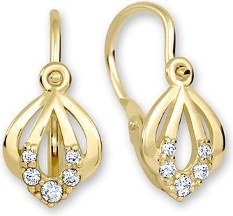 Image du produit Brilio Boucles d'oreilles en or doux avec cristaux clairs 239 001 00728