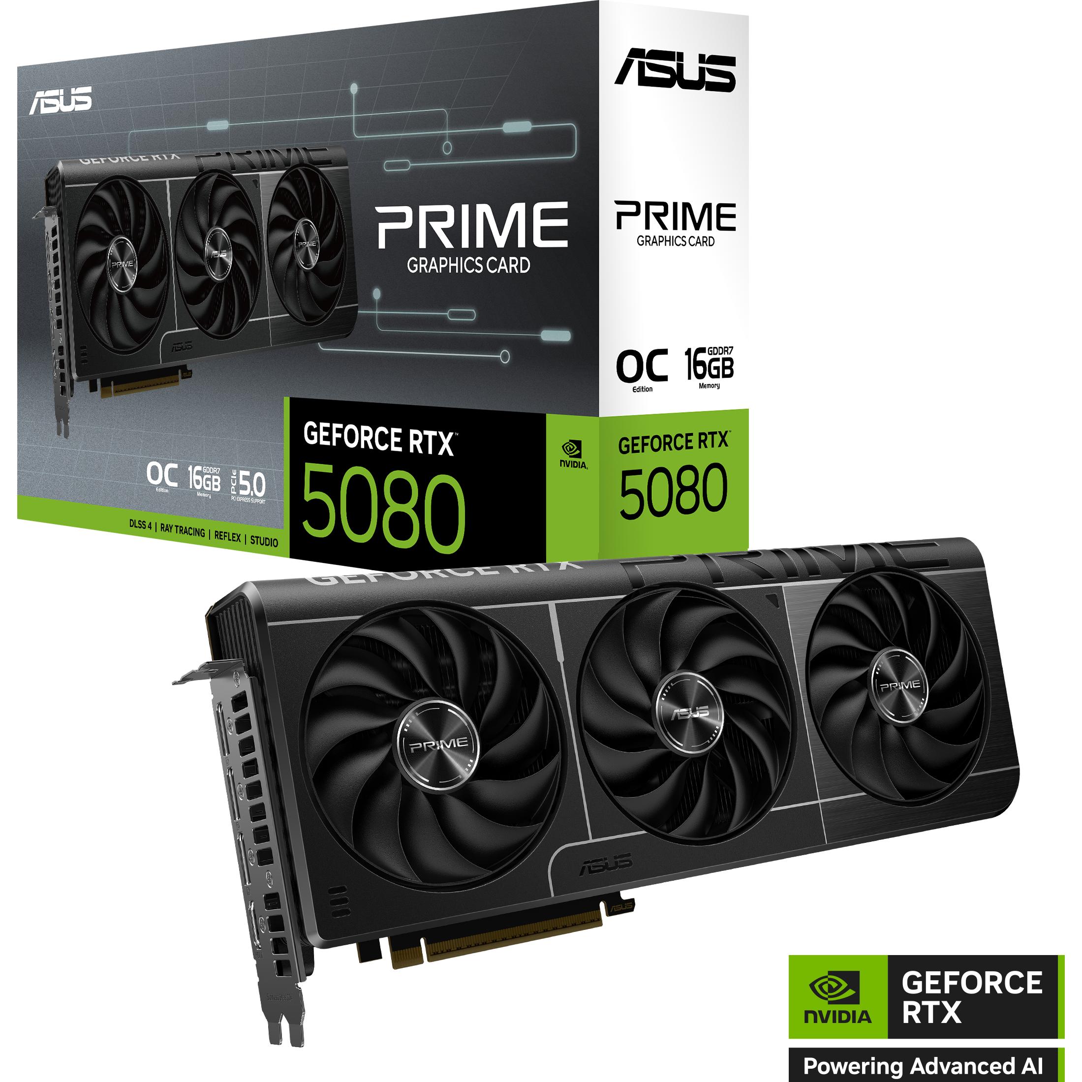 ASUS PRIME RTX 5080 OC (16 GB), Grafikkarte