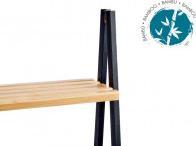 Immagine prodotto Berilo scaffale a 4 ripiani in bambù nero (30 x 40 x 109.30 cm)