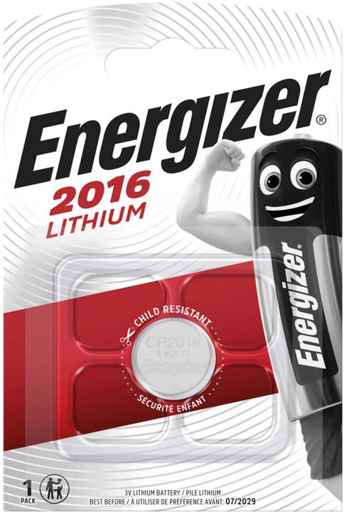 Produktbild Energizer CR2016 Lithium (1 Stk., CR2016, 90 mAh)