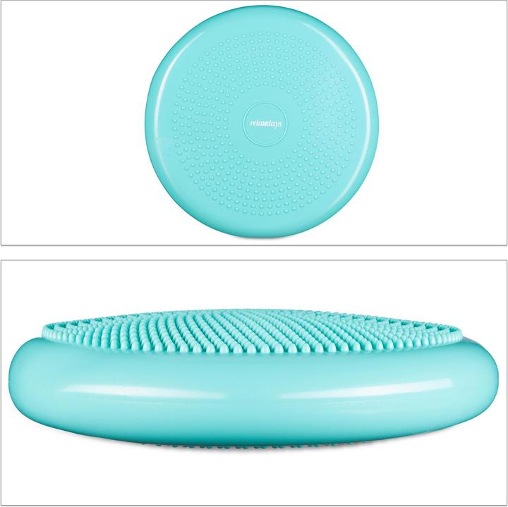 Actual product image Relaxdays 33 cm Balance Disc with Air Pump