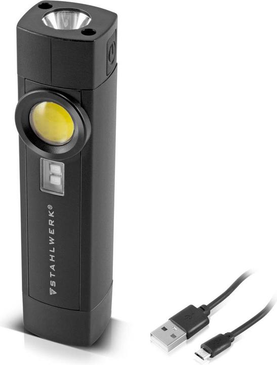 Actual product image Stahlwerk LED work light AL-3 ST with 4 light modes including UV light