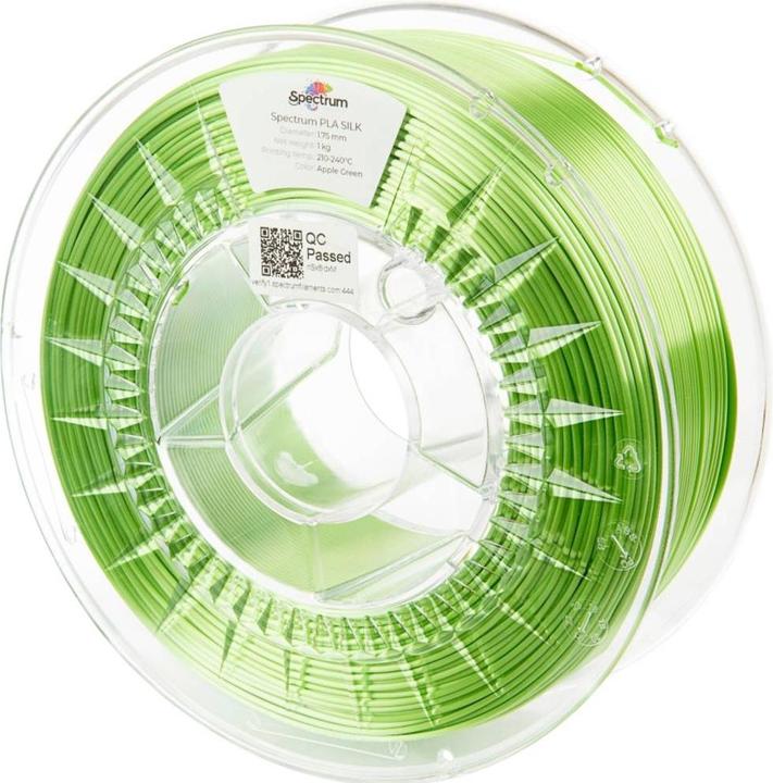 Produktbild Filament SILK PLA 1.75mm Apple Green 1kg (PLA, 1.75 mm, 1000 g)