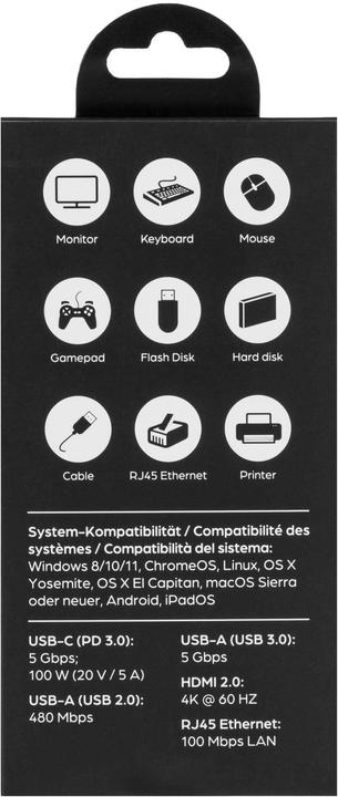 Actual product image Onit Multiadapter (USB-C, 5 ports)