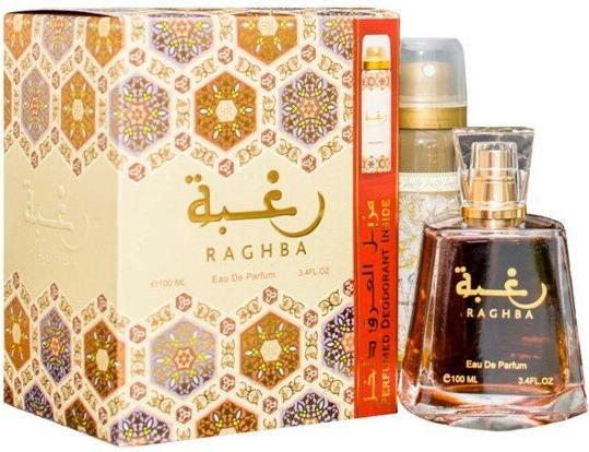 Lattafa Perfumes Lattafa Raghba EDP Spray 100 ml + Deospray 50 ml Set (Fragrance set)