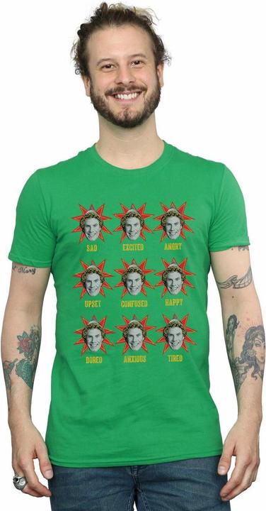 Actual product image Elf Mens Buddy Moods T-Shirt (S)