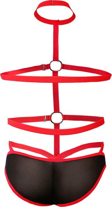 Produktbild Cut4men Body Harness in schwarz/rot (S)