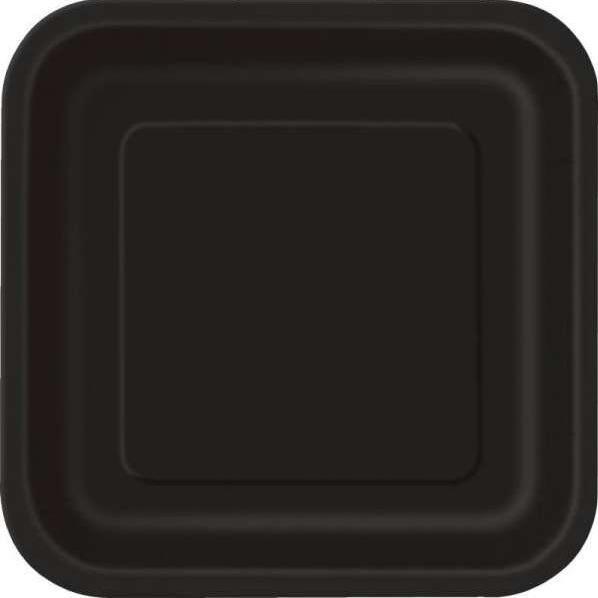 Produktbild idiS UNIQUE Pappteller quadratisch (16x)