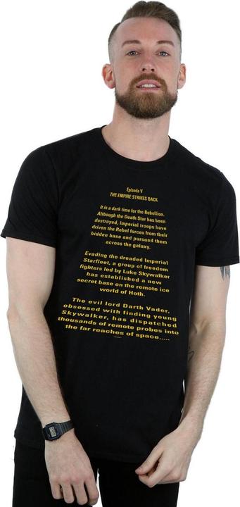 Produktbild Star Wars The Empire Strikes Back Opening Crawl TShirt (4XL)