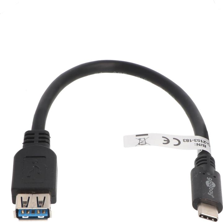 Immagine prodotto AccuCell USB-C Stecker auf USB A Buchse (0.20 m, USB 3.0)