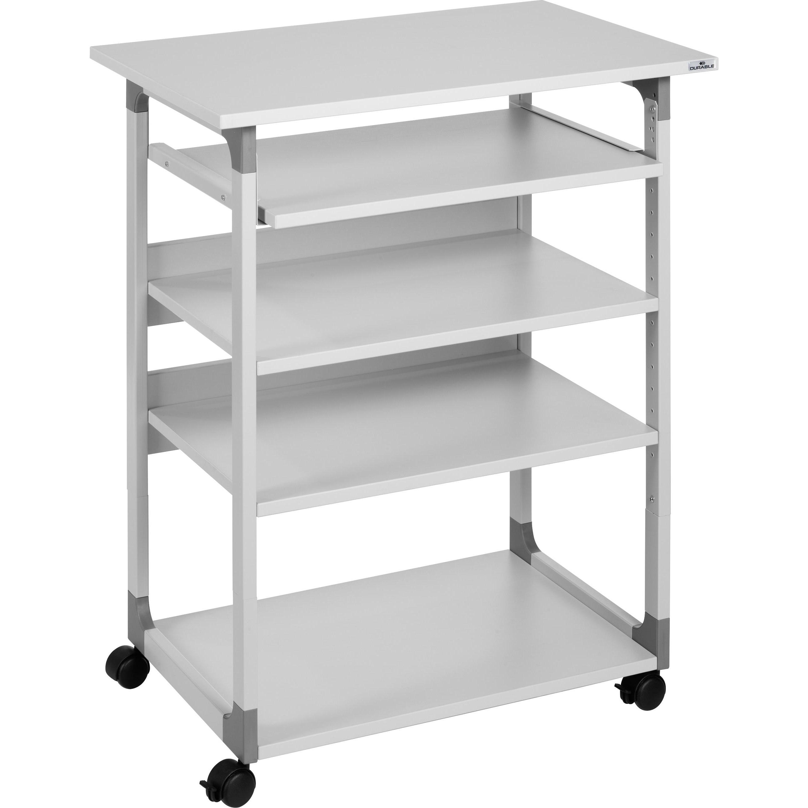 Durable, Schreibtisch, EDV-Trolley (75 x 53.5 x 115 cm)