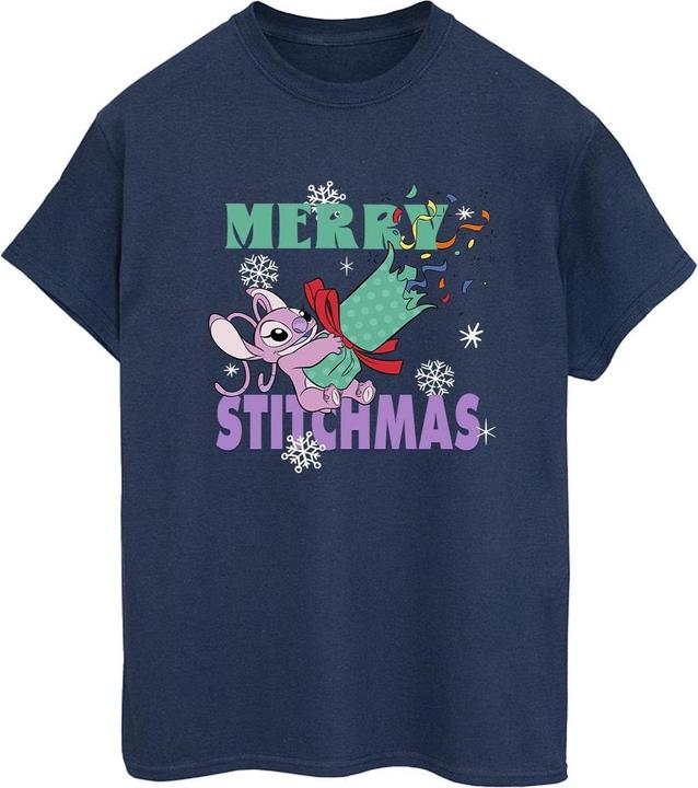 Produktbild Lilo & Stitch Merry Stitchmas TShirt (L)