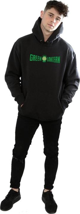 Image du produit - Sweat à capuche GREEN LANTERN TEXT LOGO - Homme (M)