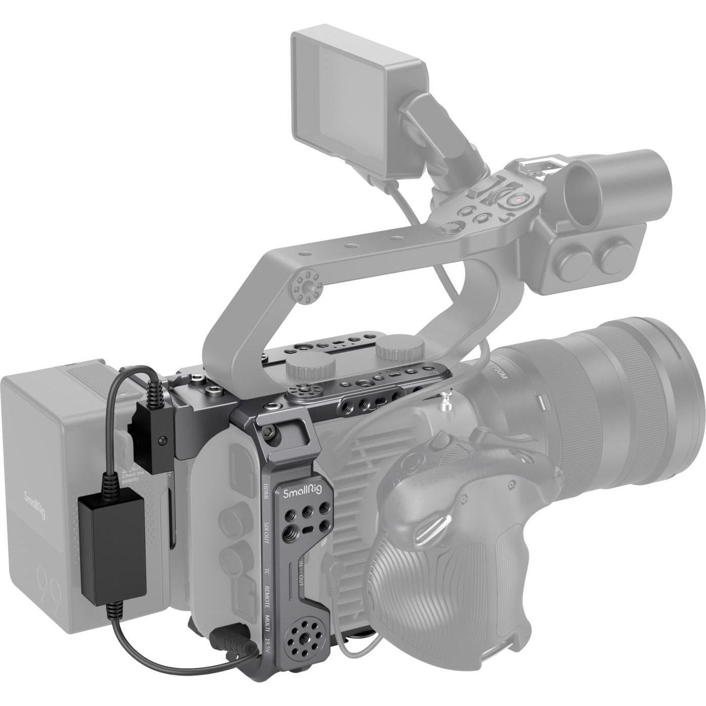SmallRig 4124 Cage Kit for Sony FX6 (Cage), Video Zubehör, Schwarz
