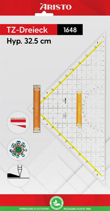 Immagine prodotto Aristo Triangolo Tz 32,5 cm con manico (32.50 cm, Materiale sintetico)