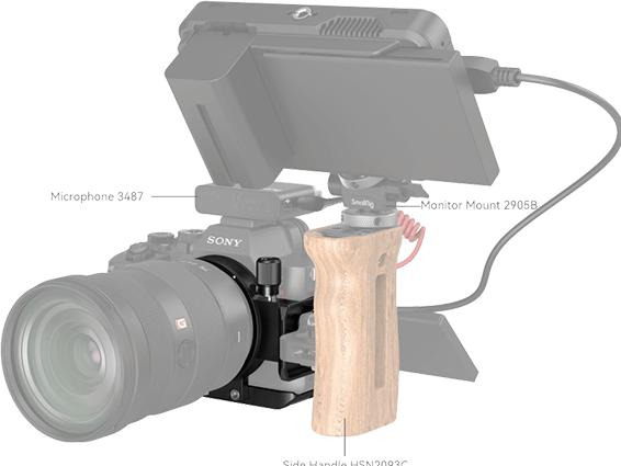 Actual product image SmallRig 4148 Rotatable Horizontal to Vertical Mount Plate Kit for Sony Alpha 7R V / Alpha 7 IV / Alpha 7S II (Cage)