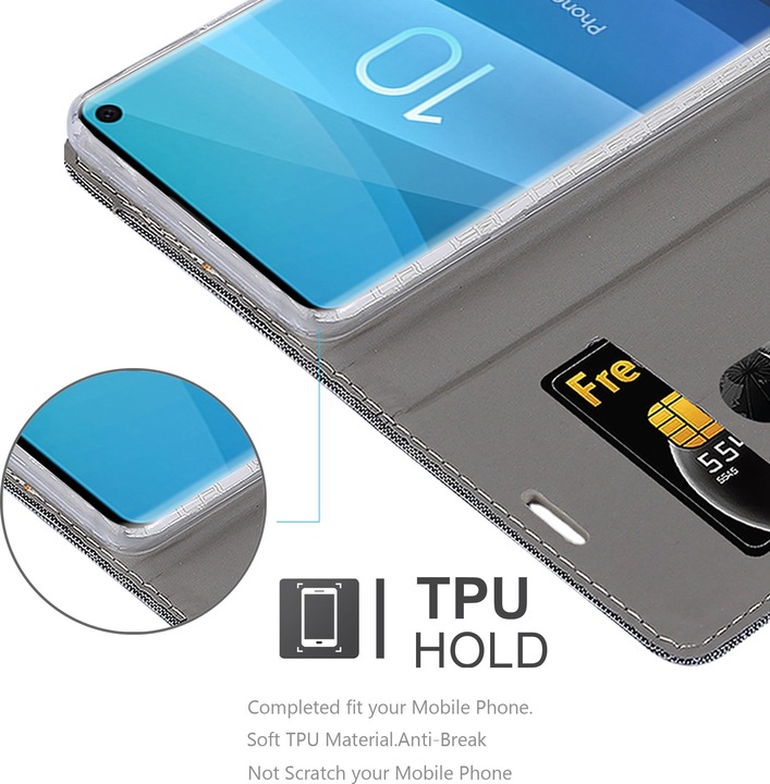Actual product image Cadorabo Jeans Book Cover (Samsung Galaxy S10 5G)