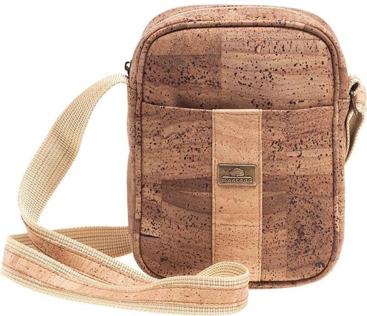 Actual product image Montado Cork shoulder bag "Cross Stripe"