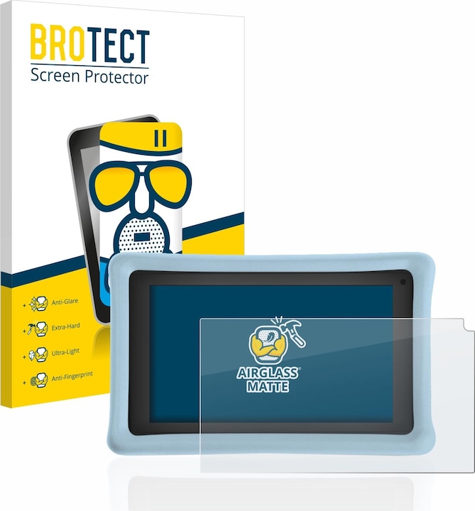 Productafbeelding BROTECT AirGlass Matte kogelwerende glasfolie (1 Stuk, 7" kindertablet)