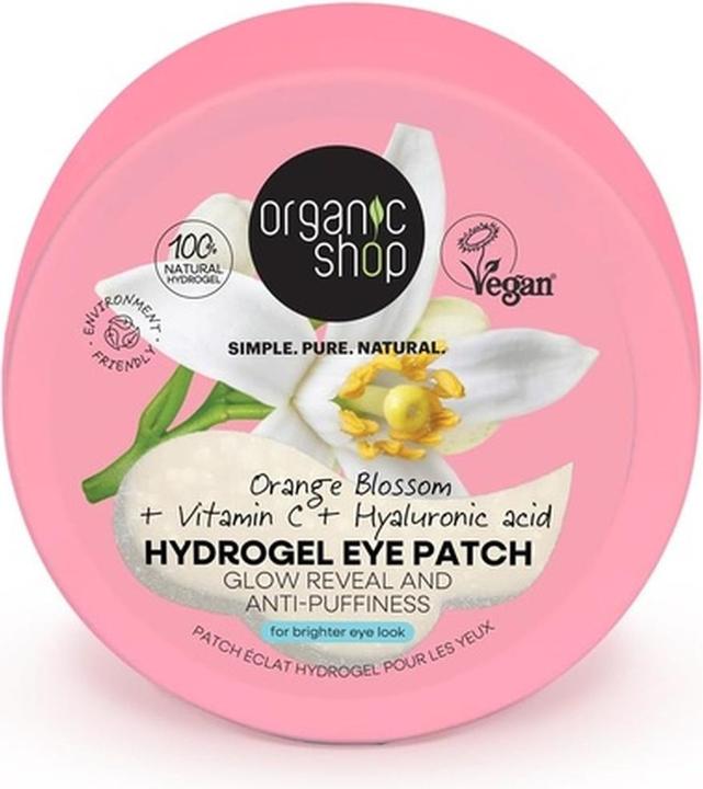 Immagine prodotto Organic Shop Maschera idrogel fior d'arancio per illuminare e antirughe (Gel per la cura degli occhi)