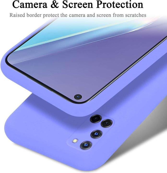 Actual product image Cadorabo Bumper Case for Oppo A92 TPU Liquid Silicone Cover for Oppo A92 (Oppo A92)