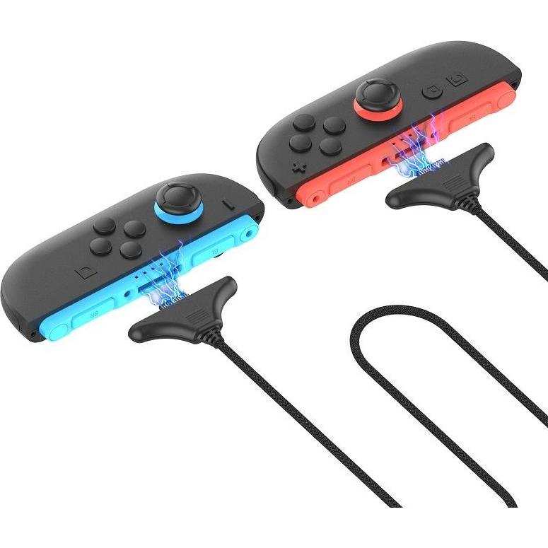 iLike iPega SW2119A Nabíjací Kábel (3m, 2ks) pre JoyCon Ovládače Nintendo Switch 2 (Switch), Accessori per controller gaming, Nero